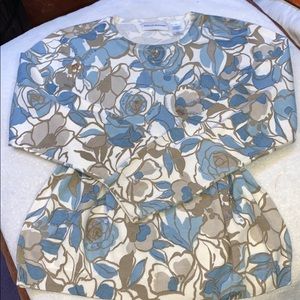 LOVELY ALFRED DUNNER SEQUINED SWEATER